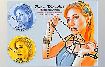 Download <span class='badge badge-warning'>Pure</span> Oil Art Photoshop Action CreativeMarket-5323610 (ATN)