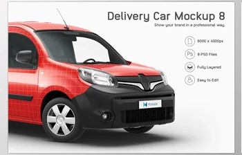 Download Delivery Car <span class='badge badge-warning'>Mockup</span> <span class='badge badge-warning'>8</span> CreativeMarket-5963705 (PSD)