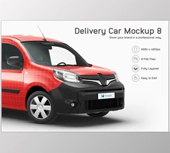 Download Delivery Car Mockup 8 CreativeMarket-5963705 (PSD)