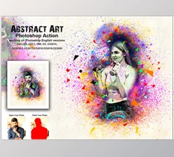 Download Abstract Art Photoshop Action CreativeMarket-5480258 (ABR, PAT, ATN)