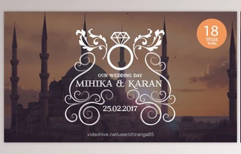Wedding <span class='badge badge-warning'>Titles</span> (<span class='badge badge-warning'>Videohive</span> 19864773)