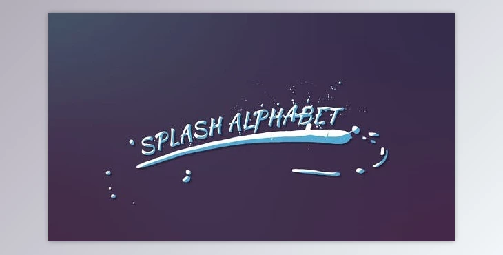 Splash Alphabet (Videohive 19352835)
