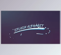Splash Alphabet (Videohive 19352835)
