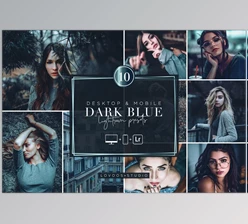 Download DARK BLUE – Lightroom Presets CreativeMarket-6015455 (XMP, DNG, LRTEMPLATE)