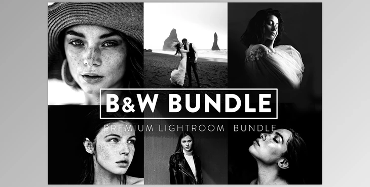 Download 60 BLACK and WHITE Bundle Lightroom CreativeMarket-6043136 (DNG, XMP, LRTEMPLATE)