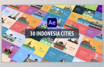 Download Indonesia Cities <span class='badge badge-warning'>Animation</span> | After Effects (Videohive 31522657) - AE Project