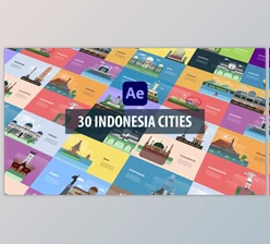 Download Indonesia Cities Animation | After Effects (Videohive 31522657) - AE Project