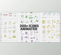 Download Icons Library (Videohive 14484457) - AE Project