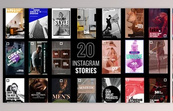 Download 20 Instagram Stories <span class='badge badge-warning'>B25</span> (Videohive 31420156) - AE Project