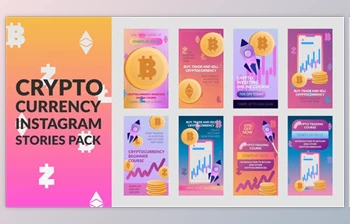 Download <span class='badge badge-warning'>Cryptocurrency</span> Stories Pack (Videohive 31516856) - AE Project