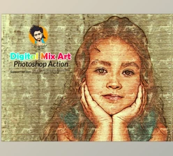 Download Digital Mix Art Photoshop Action CreativeMarket-5794990 (ATN, PAT)