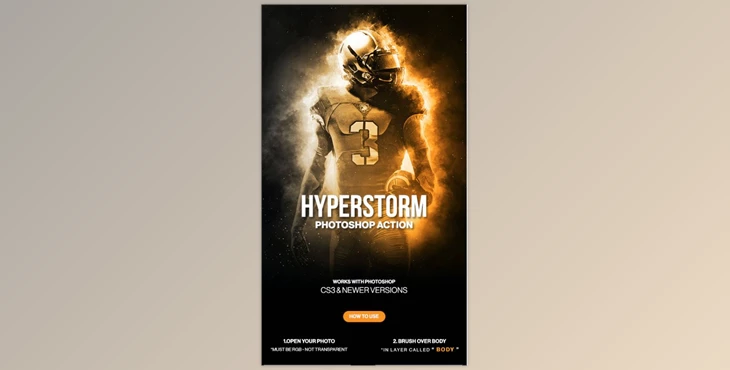 Download Hyperstorm Photoshop Action – GraphicRiver 30454156 (ATN, ABR)