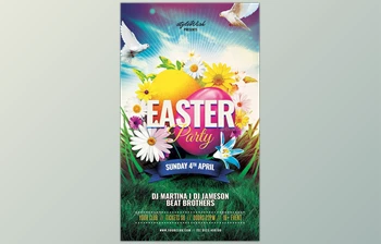 Download <span class='badge badge-warning'>Easter</span> Party Flyer – GraphicRiver 30335332 (PSD)