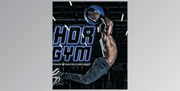 Download HDR GYM – Photoshop Action – GraphicRiver 29927487 (ATN)