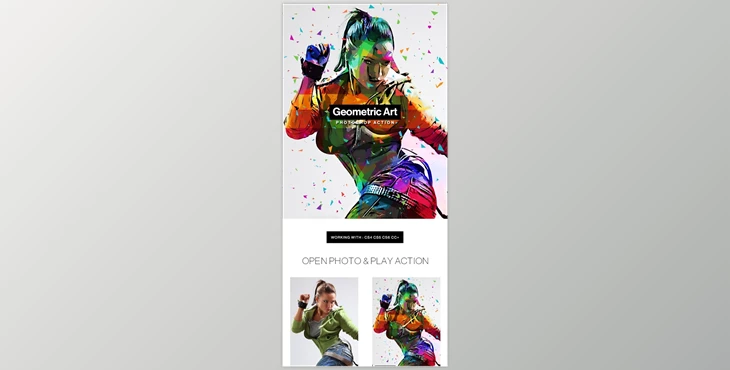 Download Geometric Art Photoshop Action – GraphicRiver 20543613 (ABR, PAT, ATN)
