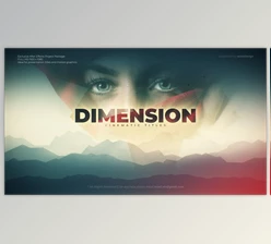 Dimension Cinematic title (Videohive 28331521)