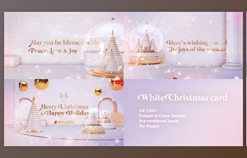 White Christmas <span class='badge badge-warning'>Card</span> (Videohive 25288884)