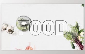 Vegetarian Fresh <span class='badge badge-warning'>Food</span> Logo (Videohive 28422952)