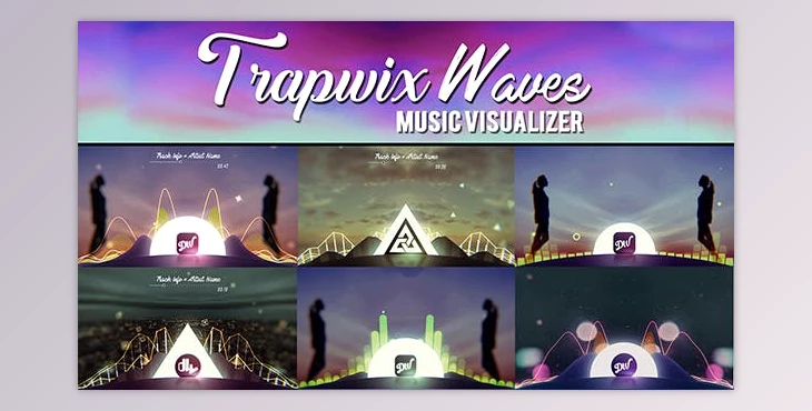 Download TrapWix Waves Music Visualizer (Videohive 21461063) - AE Project