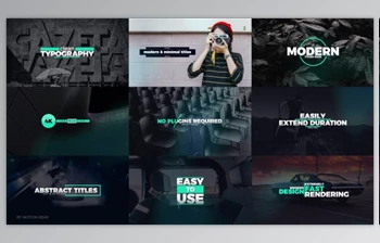 <span class='badge badge-warning'>Unique</span> Modern Titles (Videohive 20832430)