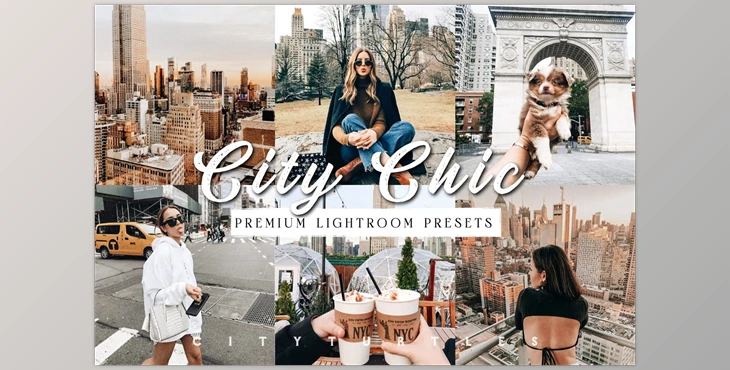 Download CITY CHIC Clean Blogger Presets CreativeMarket-5981400 (XMP, LRTEMPLATE, DNG)