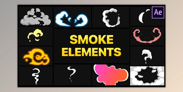 Smoke Elements | After Effects (Videohive 28430177)