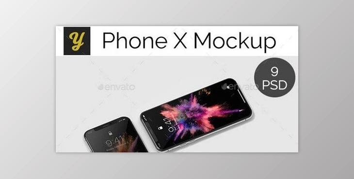 Download Graphicriver – iPhone X Mockup 22061993 (PSD)