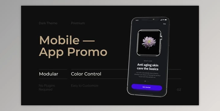 Download Mobile Minimal App Promo (Videohive 31542689) - AE Project