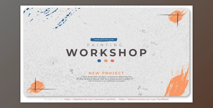 Download Painting Workshop Slideshow (Videohive 31549411) - AE Project