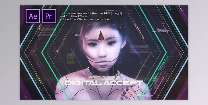 Download Hexagons Accept Digital Opener (Videohive 31368866) - PR Project