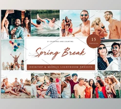Download 15 x Lightroom Presets Spring Break CreativeMarket-5962694 (XMP, LRTEMPLATE, DNG, JPG)