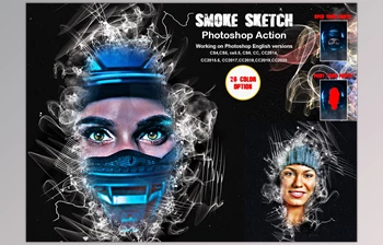Download <span class='badge badge-warning'>Smoke</span> Sketch <span class='badge badge-warning'>Photoshop</span> Action CreativeMarket 5883898 (ATN, ABR, PAT)