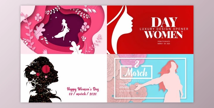 Download Happy Women’s Day (4 in 1) (Videohive 31575139) - AE Project