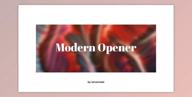 Download Modern Opener (Videohive 31591580) - AE Project