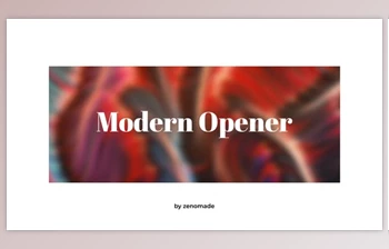 Download <span class='badge badge-warning'>Modern</span> Opener (Videohive 31591580) - AE Project
