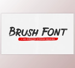 Download Brush Animated Font (Videohive 31366550) - AE Project