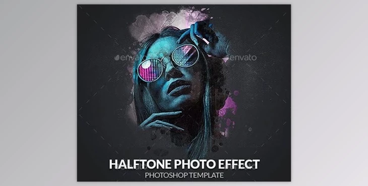 Download Halftone Photo Effect Template GraphicRiver-30386664 (PSD)