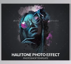 Download Halftone Photo Effect Template GraphicRiver-30386664 (PSD)
