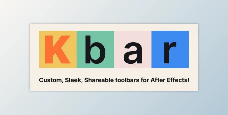 Download Aescripts KBar3 v3.1.2 (WIN, MAC)