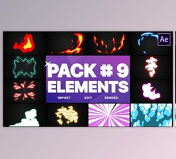 Flash FX Elements Pack 09 | After Effects Videohive 28410665