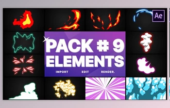 Flash FX Elements <span class='badge badge-warning'>Pack</span> 09 | After Effects <span class='badge badge-warning'>Videohive</span> 28410665