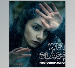 Download Wet Glass Photoshop Action GraphicRiver-30372204 (ATN)