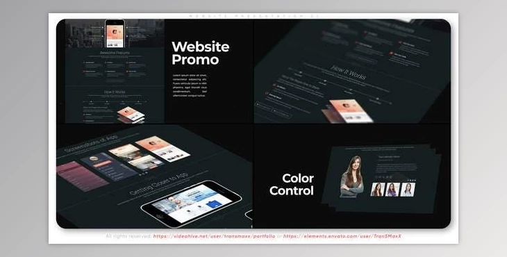 Download Website Presentation Z1 (Videohive 31599731) - AE Project