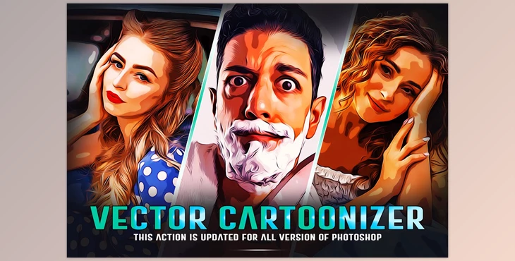 Download Vector Cartoonizer Oil Paint CreativeMarket-6060449 (ATN)