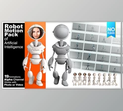 Download Robot Motion Pack of Artificial Intelligence (Videohive 25247945) - AE Project