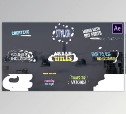 Cartoon Urban Titles | After Effects (Videohive 28430288)