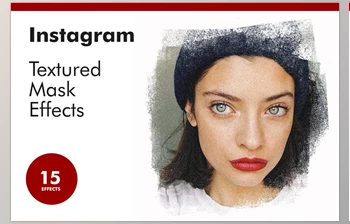 Download Instagram <span class='badge badge-warning'>Textured</span> Mask Effects CM-2367269 (PNG, PSD)