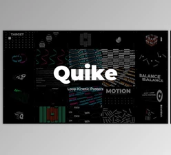 Download Quike - Loop Kinetic Posters (Videohive 31658378) - AE Project