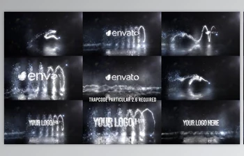<span class='badge badge-warning'>Glowing</span> Particals Logo Reveal 37 (Videohive 27088823)