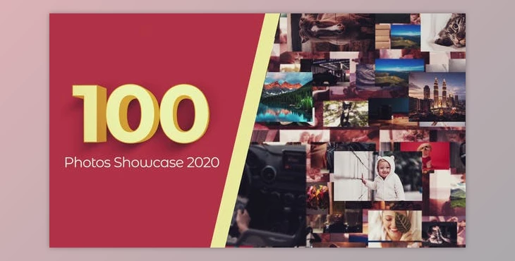 Download 100 Photos Showcase Intro (Videohive 29886638) - AE Project